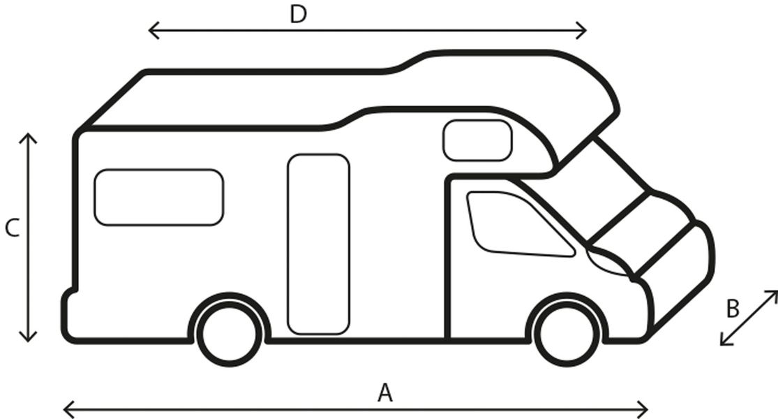 Camper Cover für Alkoven-Reisemobile 750-800