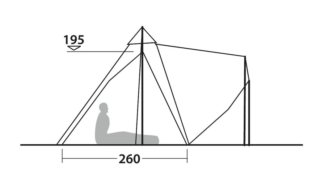 Innenzelt für Chinook Ursa S für bis zu 4 Personen Ausstellungsstück