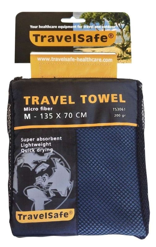 Traveltowel microfiber L  Royal Blue