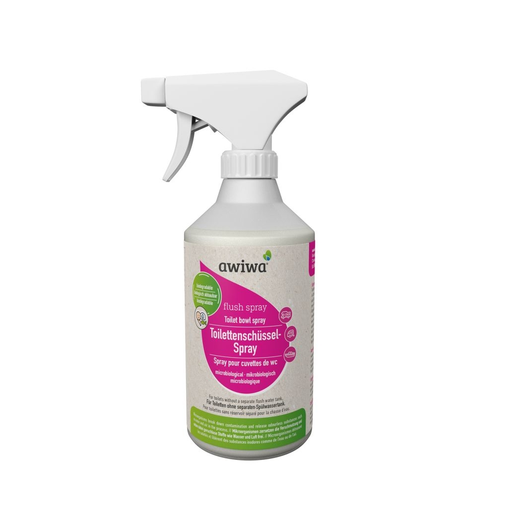 Mikrobiologisches Toilettenschüssel Spray flush