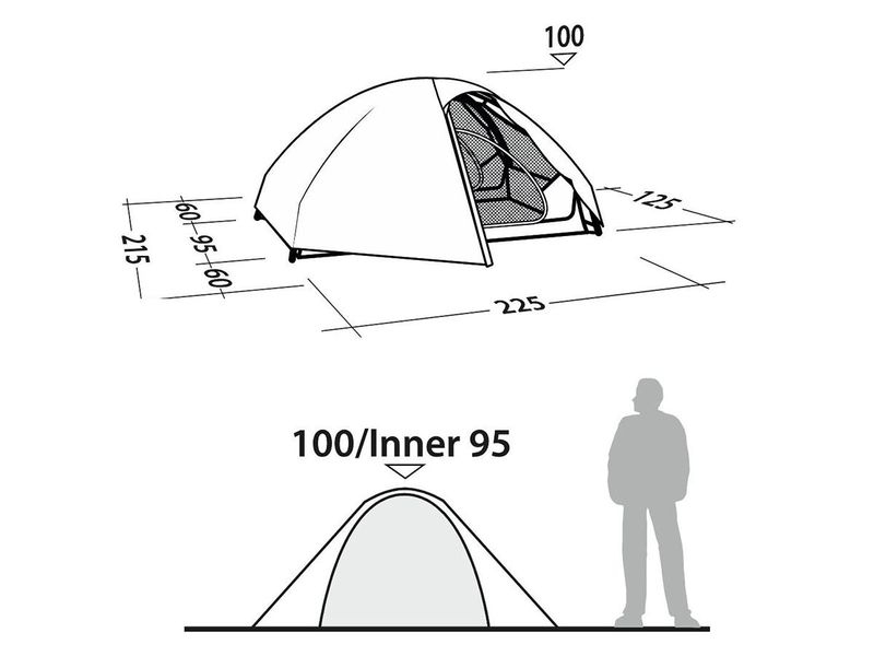 2 Personen Kuppelzelt Seeker 2