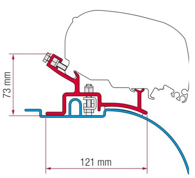 Adapter Kit Fiat Ducato 1994-2006 für  F65/F80