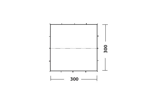 Tarp 3 x 3 m -Ausstellungsstück -