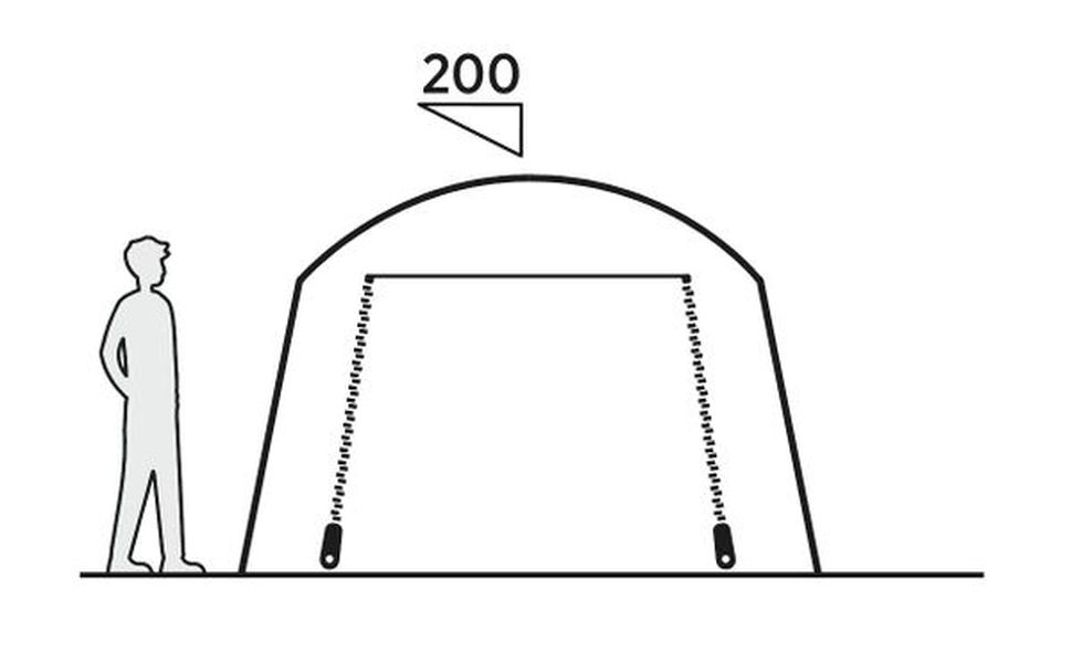 Freistehendes Kuppelzelt Daytent