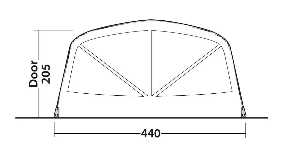 7 Personen Tunnelzelt Charleston 7 Air TC