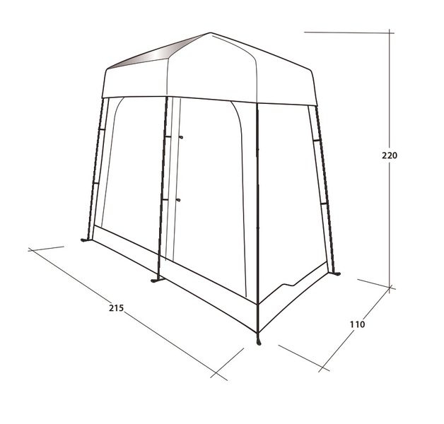 Duschzelt Seahaven Comfort Station Double