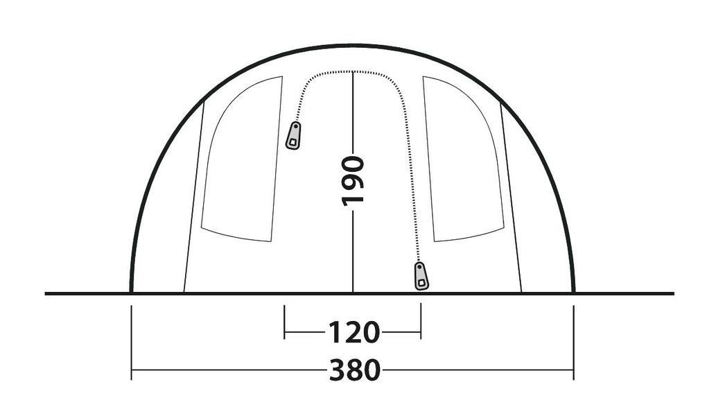 6 Personen Tunnelzelt Carolina 6