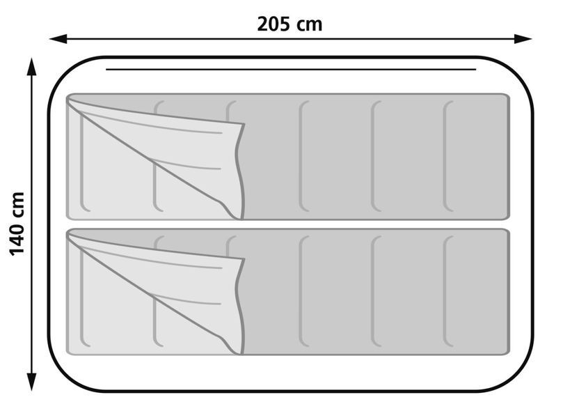 Universelles Pop-up-Innenzelt 205x140cm