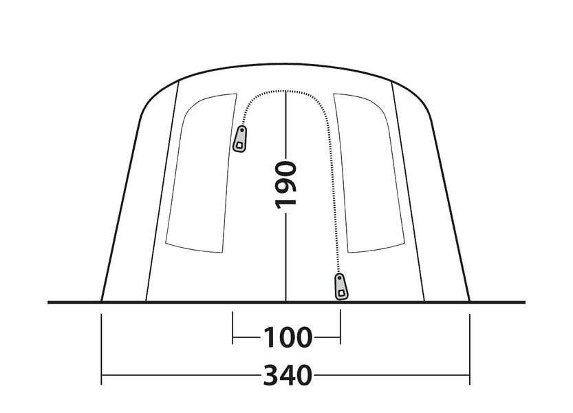 5 Personen Tunnelzelt Tennessee 5 Air