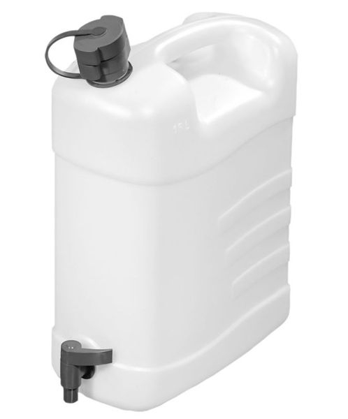 Combi-Kanister mit Ablasshahn 15 Liter